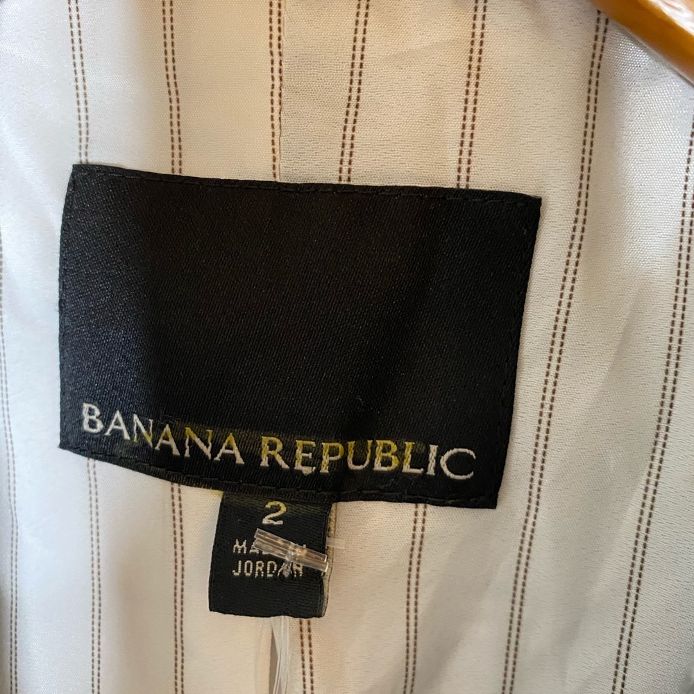 Banana republic plaid blazer black yellow NEW - Picture 8 of 8